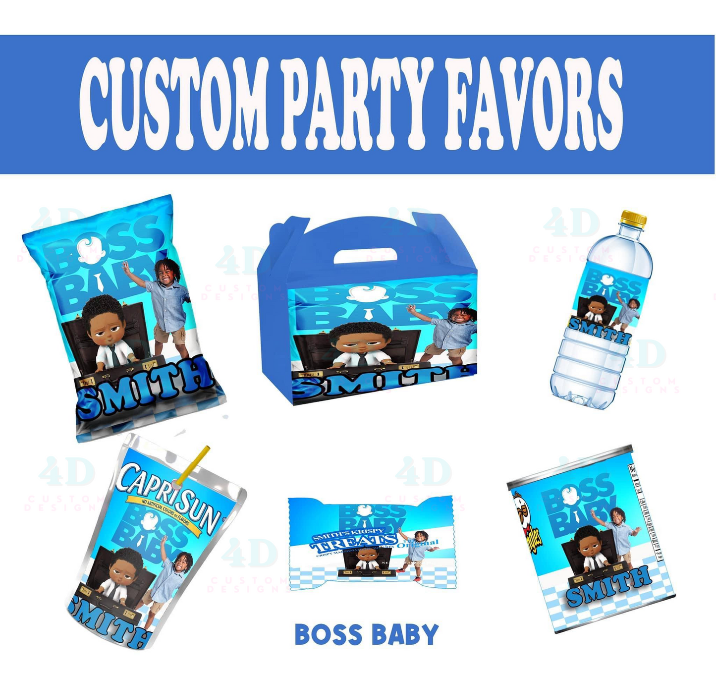 Boss Baby Boy Party Favors