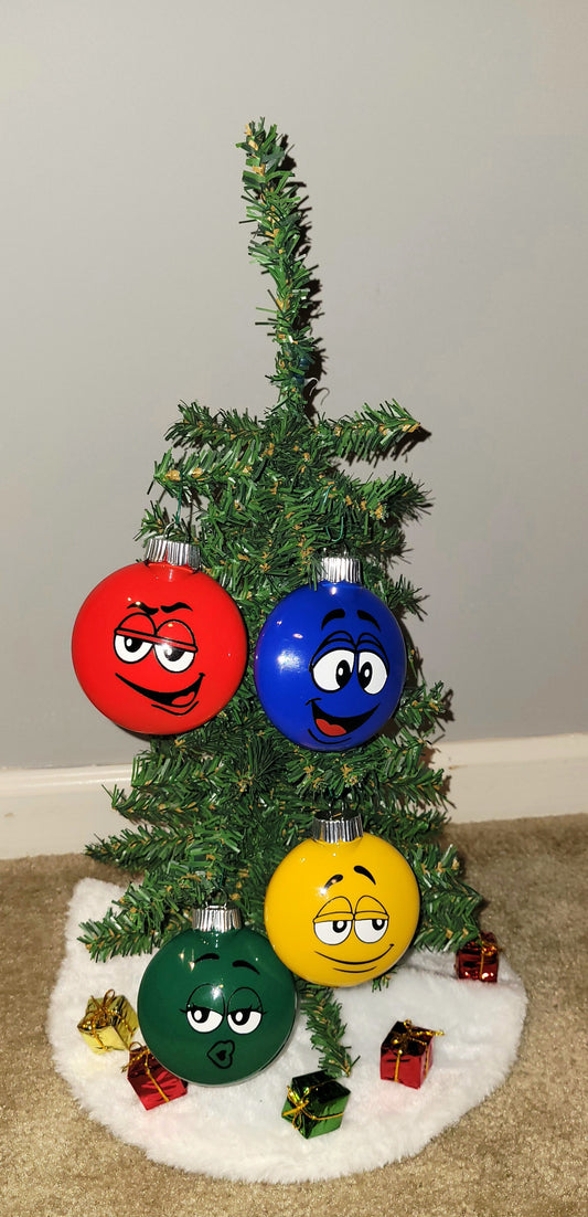 M&M's-Inspired Ornaments