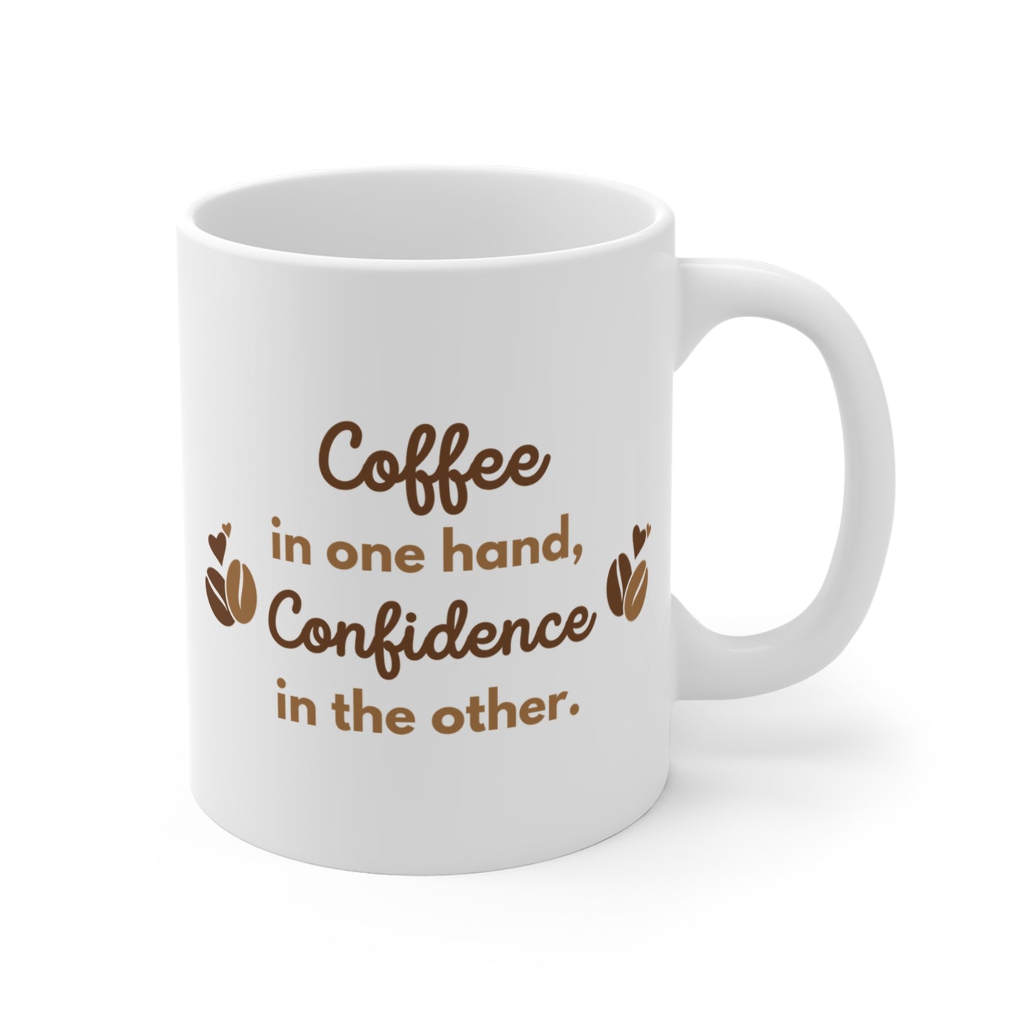 Coffee and Confidence Mug - 11oz