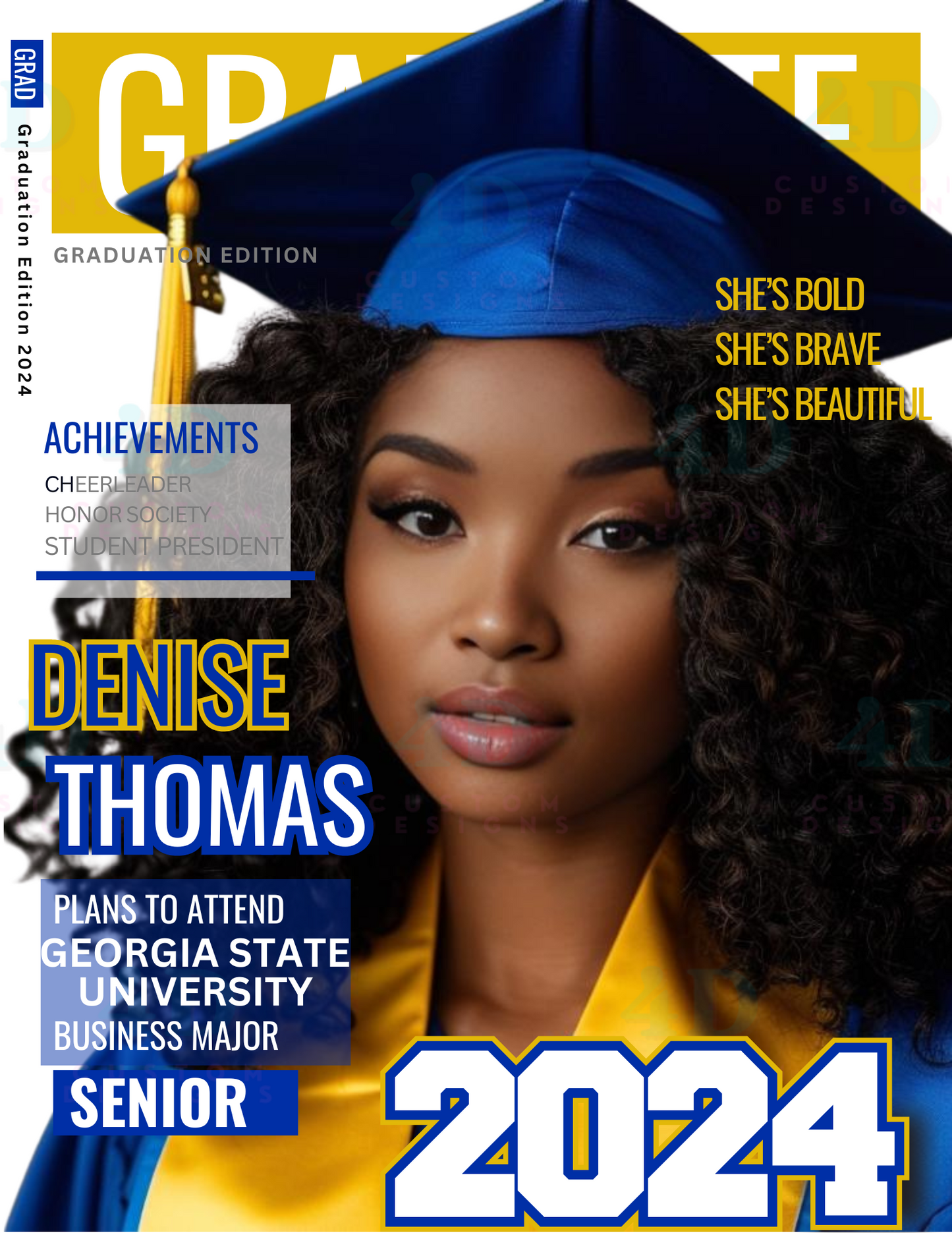 Graduation Magazine Cover