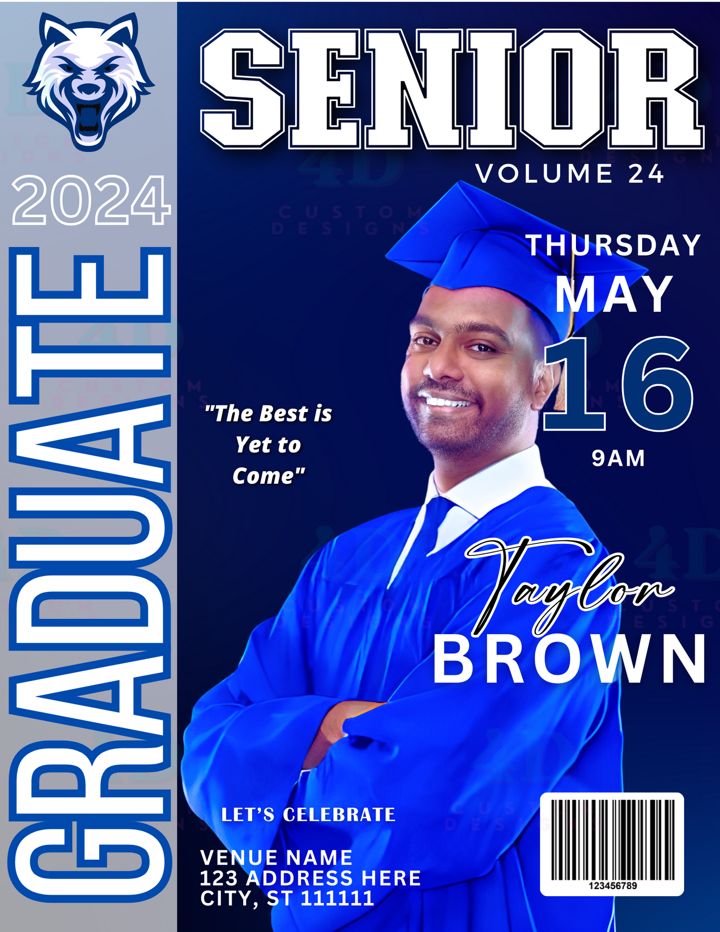 Graduation Magazine Cover