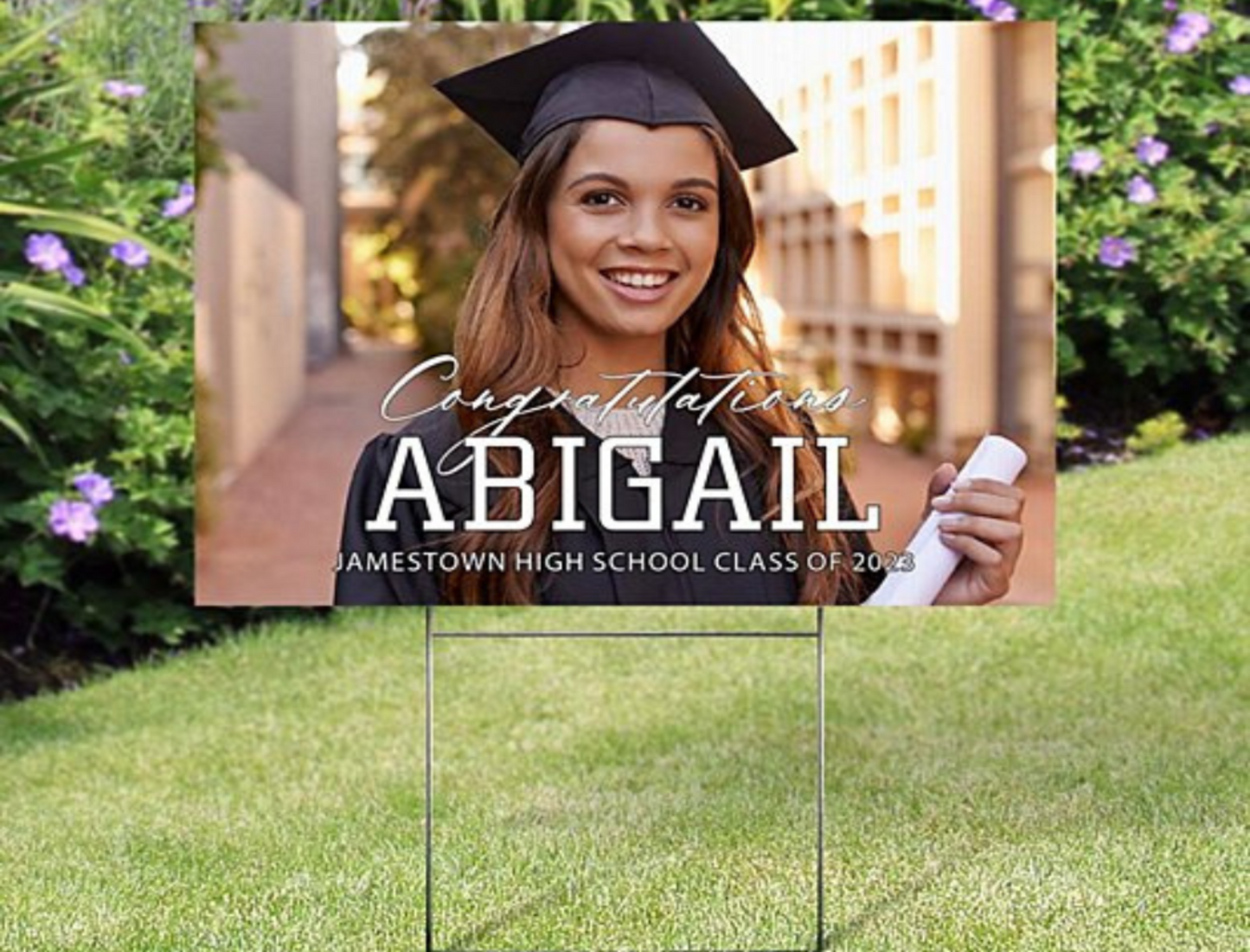 Photo Graduation Yard Sign