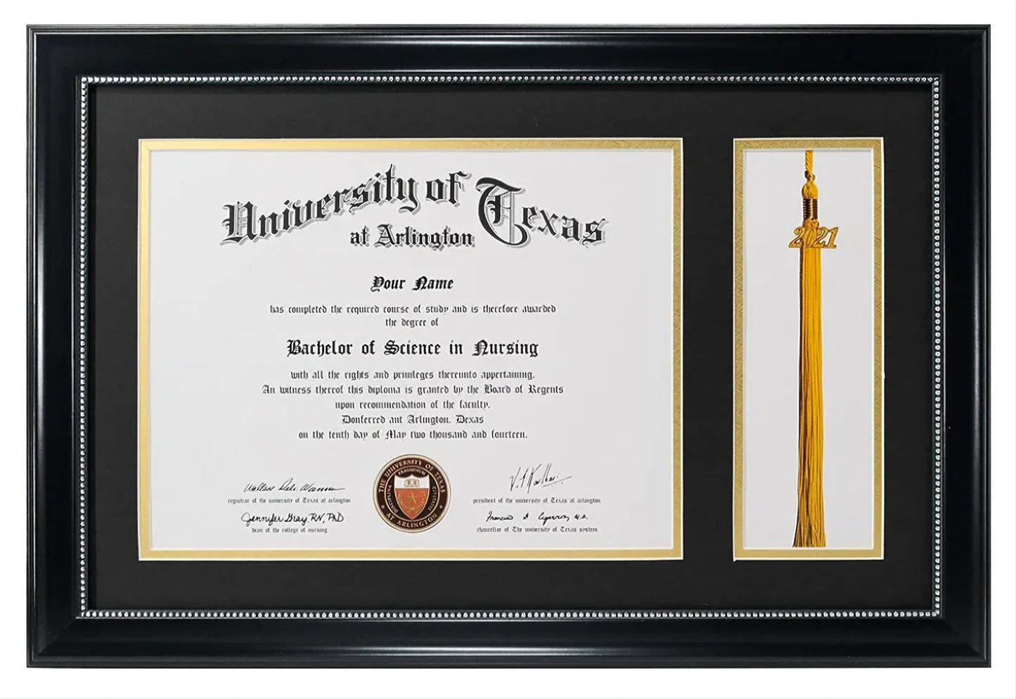 Diploma Frame with Tassel Holder