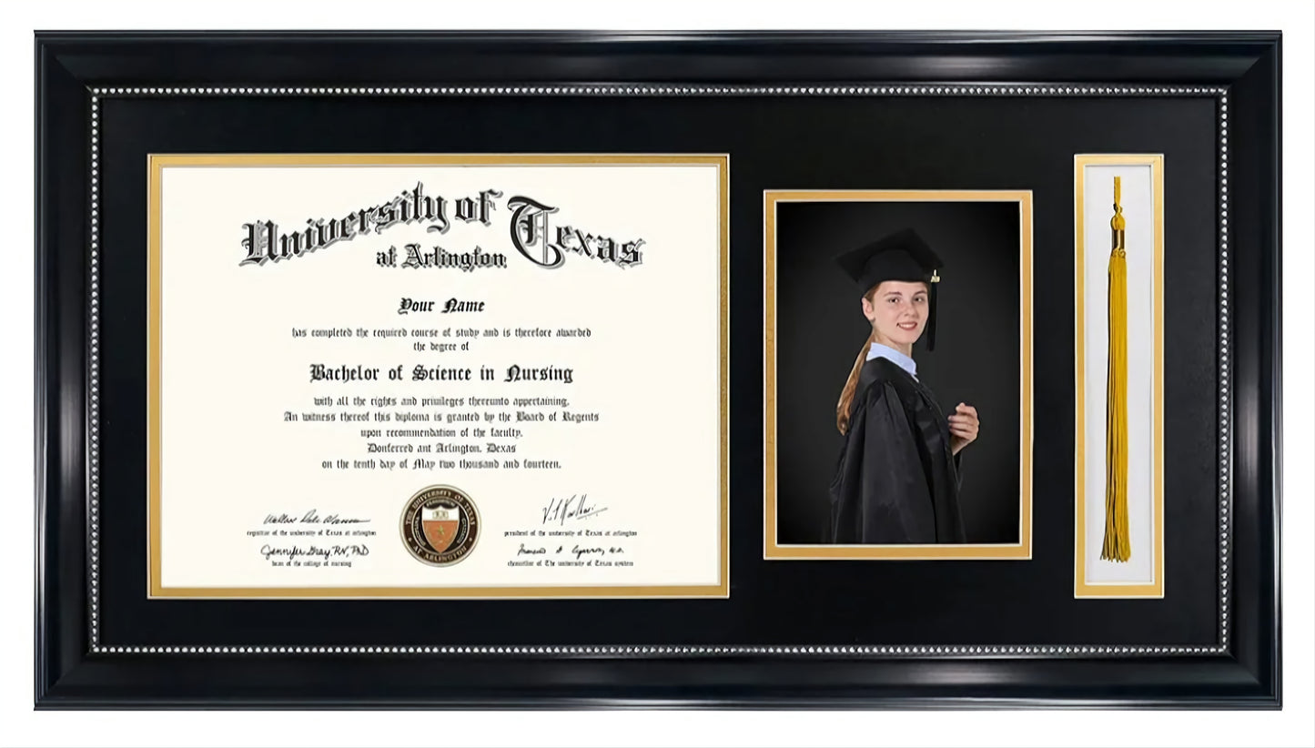 Diploma Frame with Tassel Holder