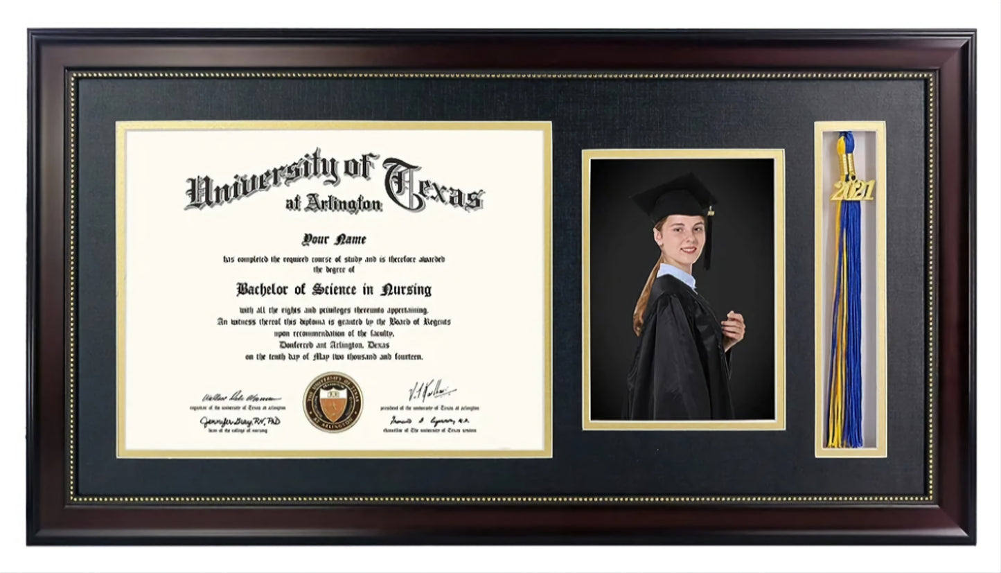 Diploma Frame with Tassel Holder