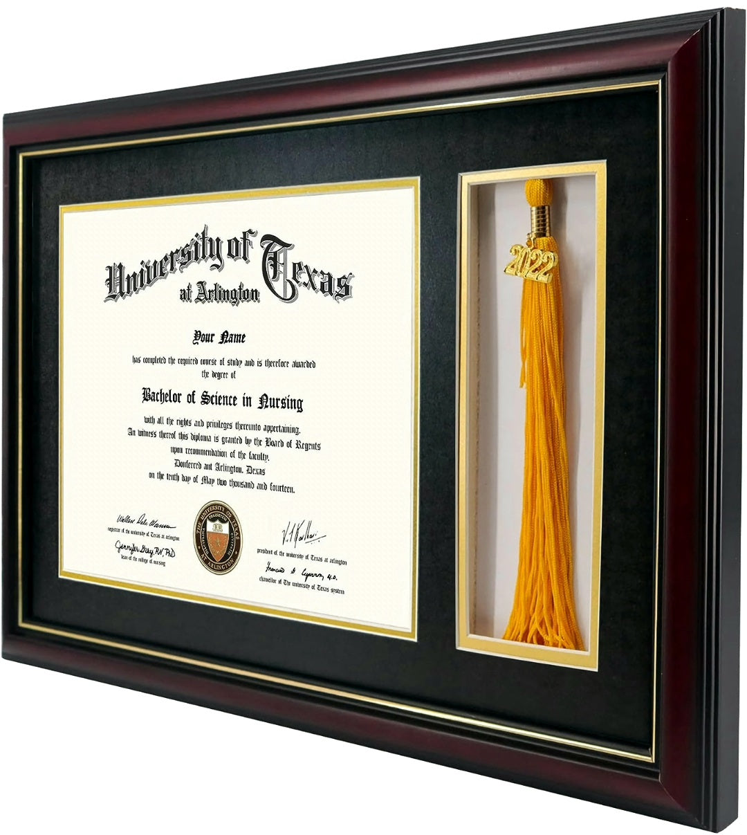 Diploma Frame with Tassel Holder