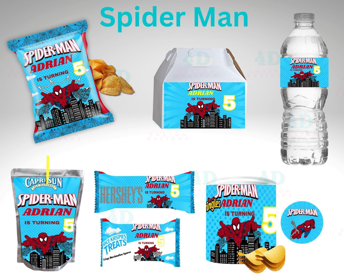 Spider Man Party Favors