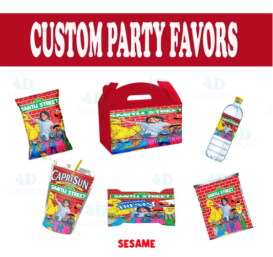 Sesame Street Party Favors