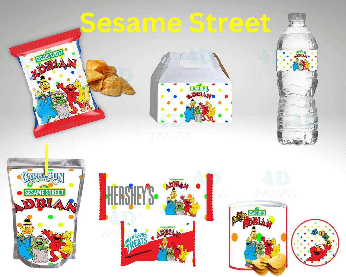 Sesame Street Party Favors