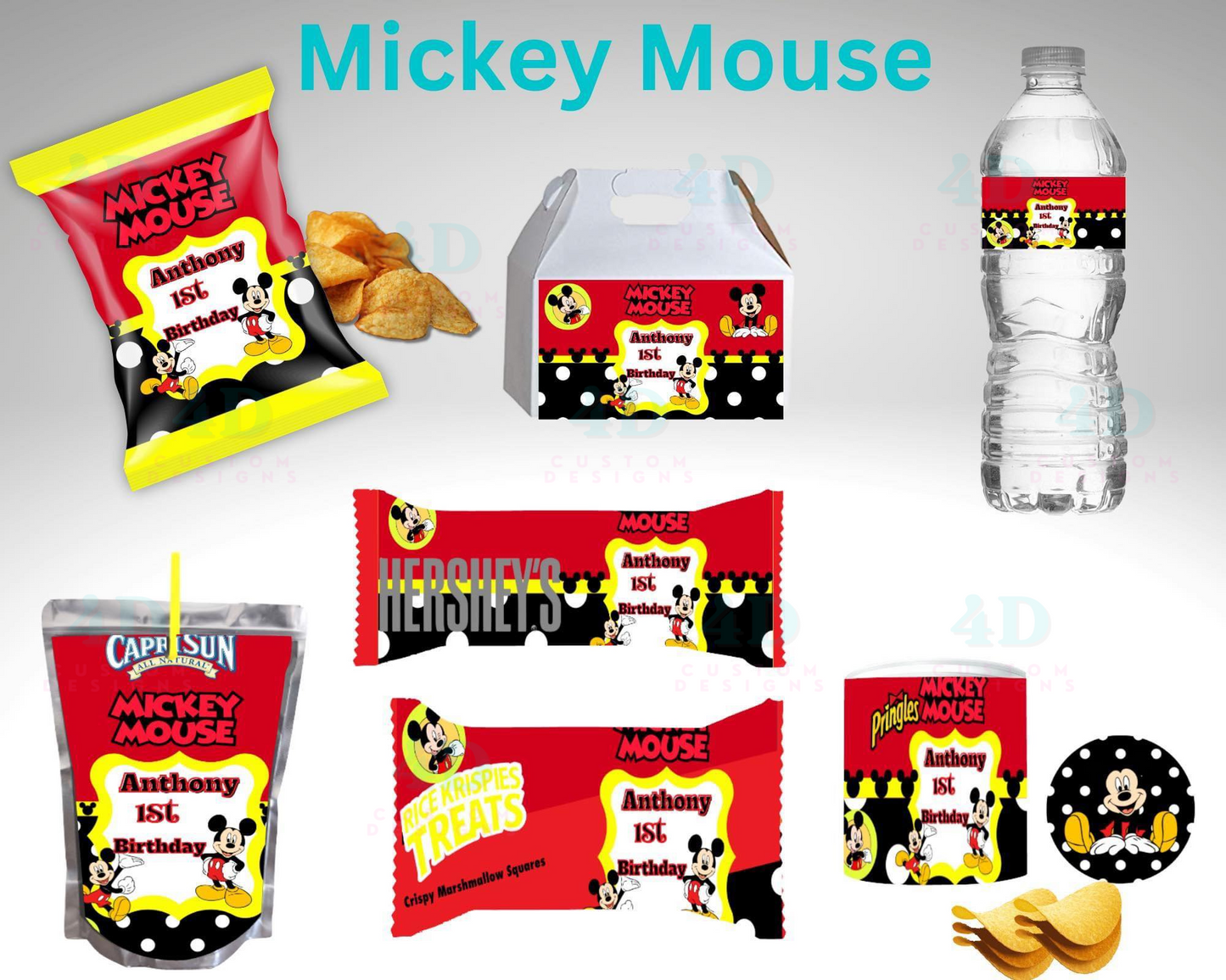 Mickey Mouse Party Favors