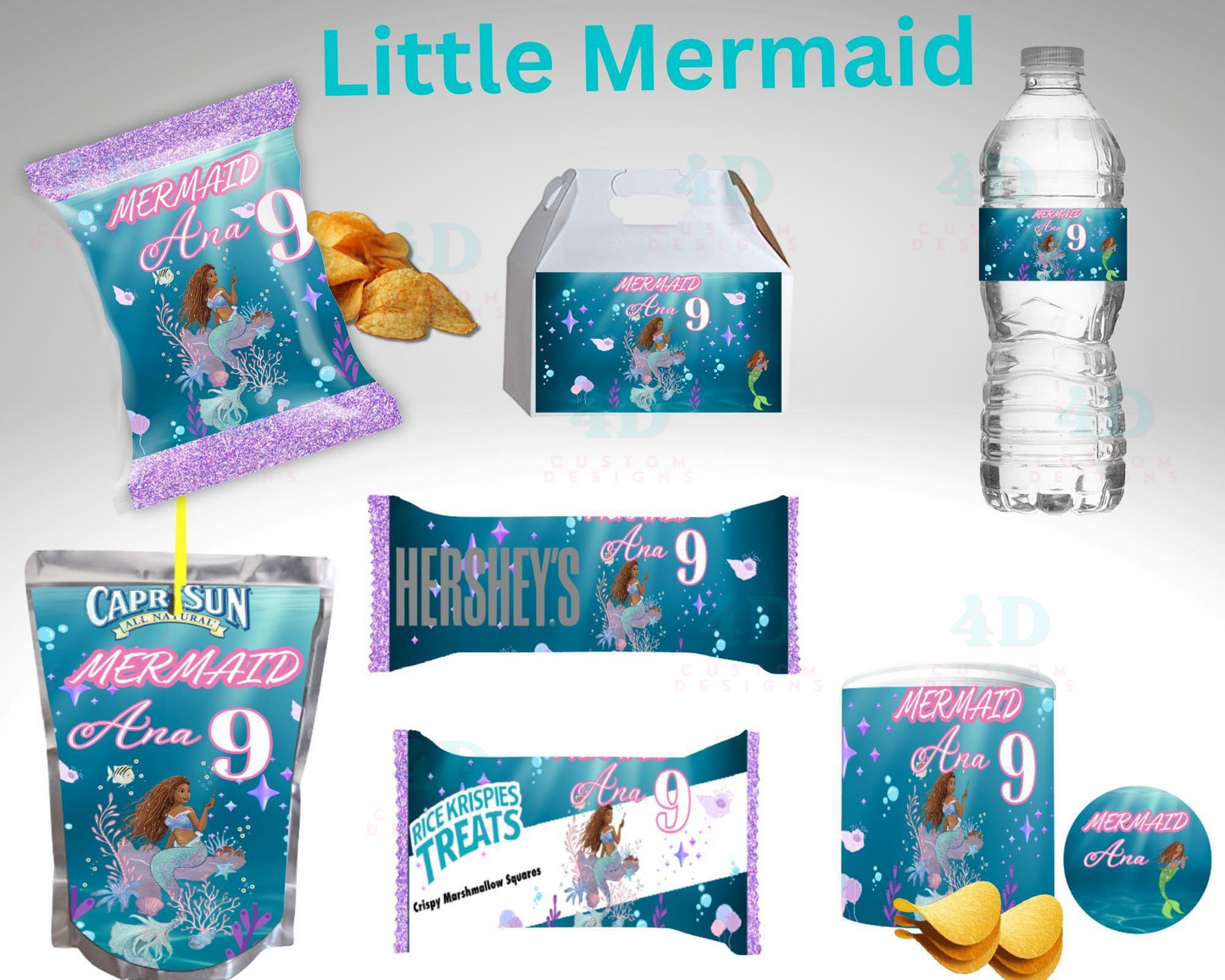 The Little Mermaid Party Favors