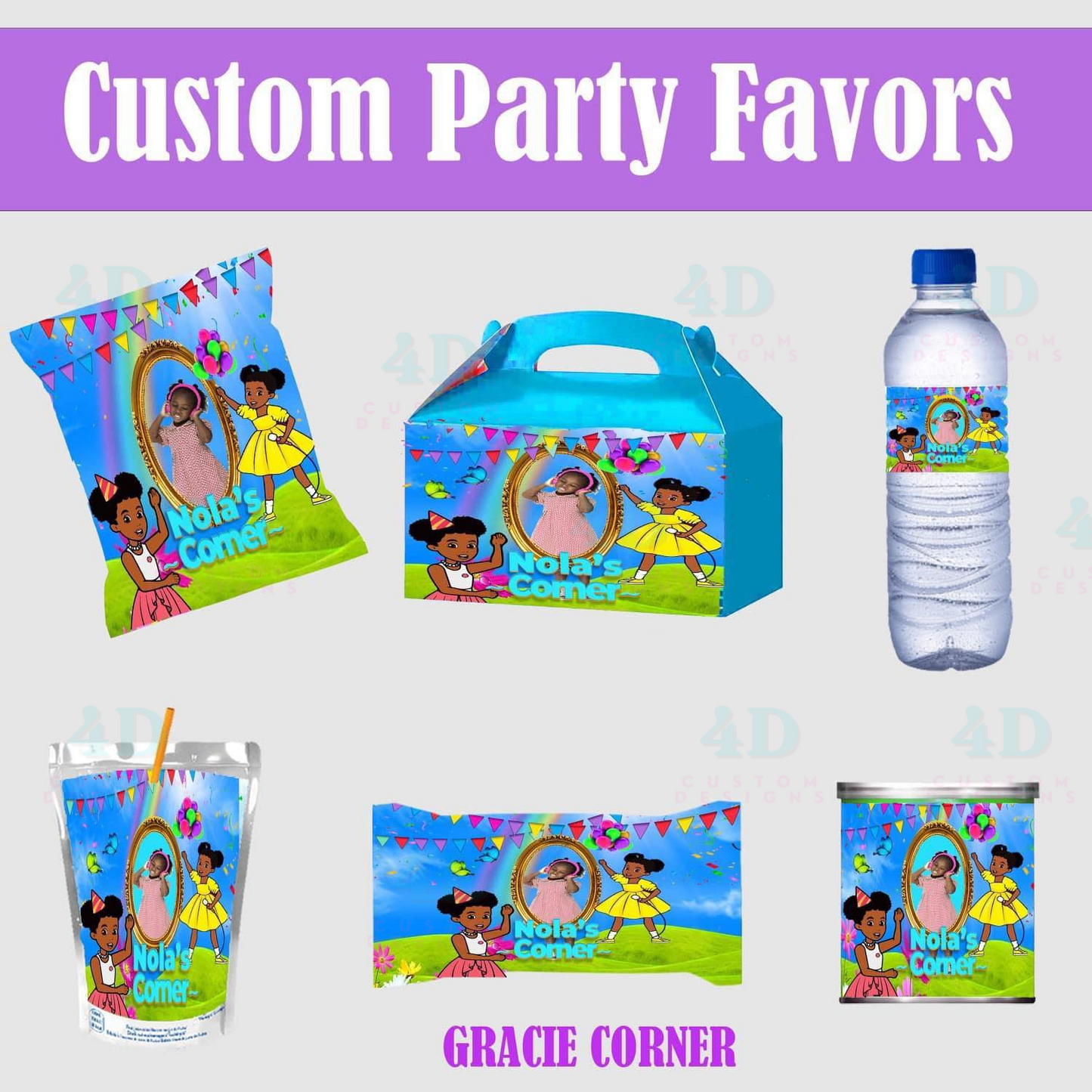 Gracie's Corner Party Favors