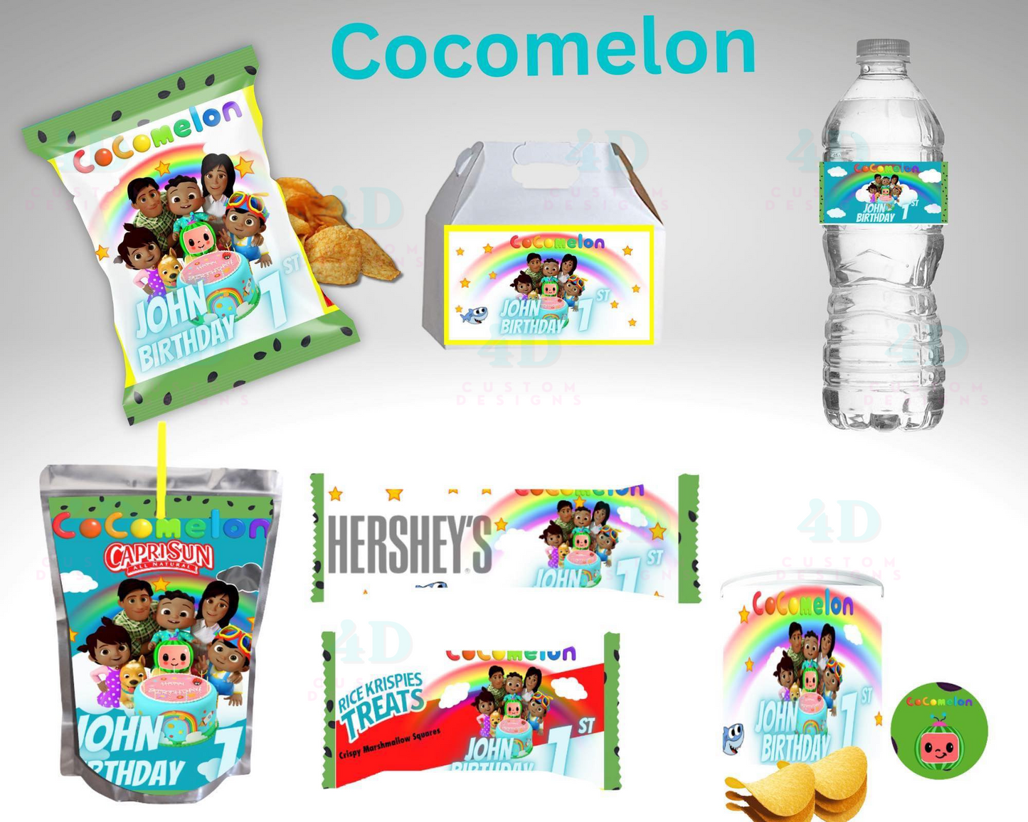 Cocomelon Party Favors