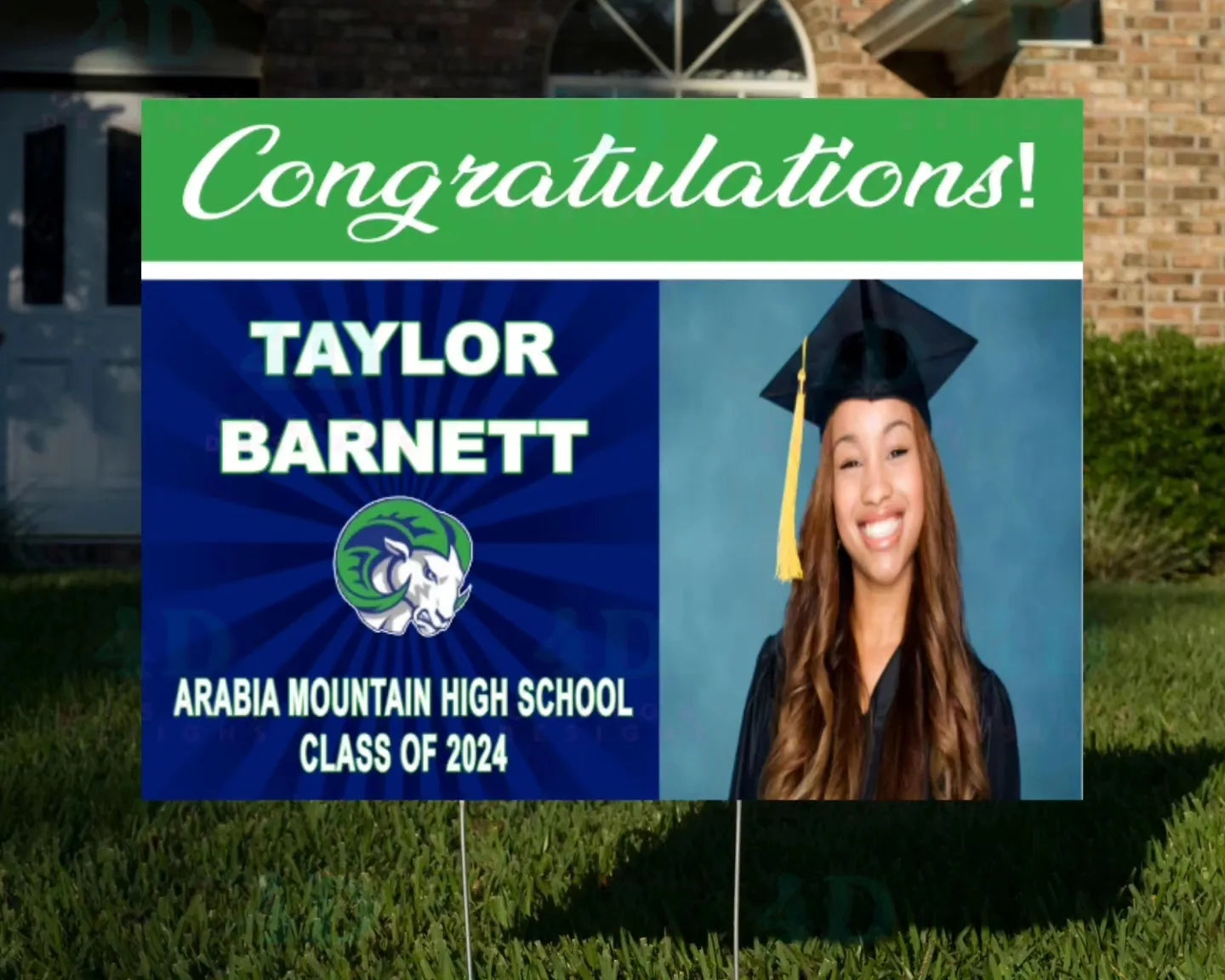 Graduation Yard Signs – 4D Custom Designs, LLC