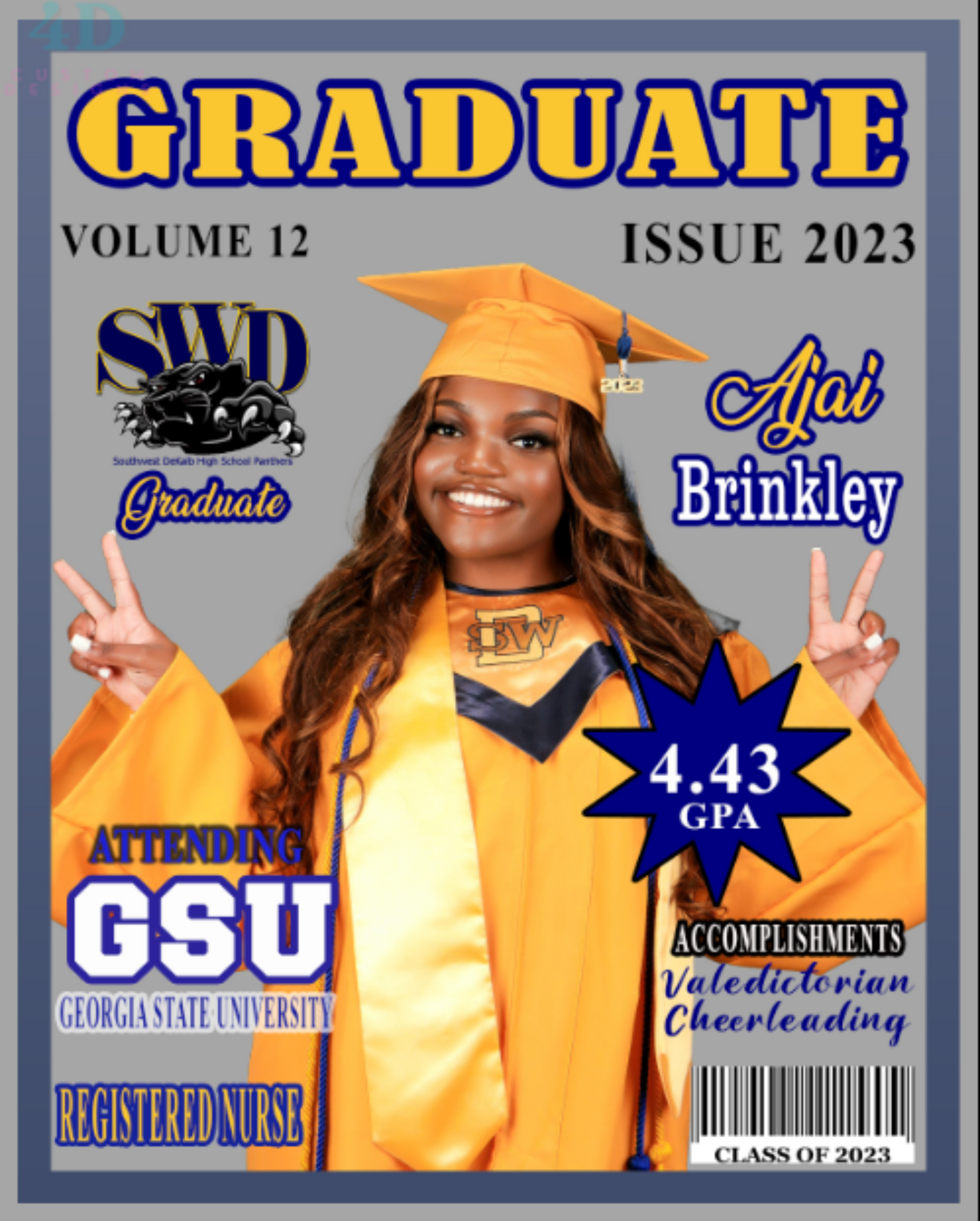 Graduation Magazine Cover